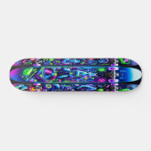 Blacklight Party Groove Skateboard (Horizontal)