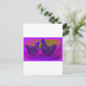BlackLight Postkarte (Stehend Vorderseite)