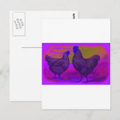 BlackLight Postkarte (Vorne/Hinten)