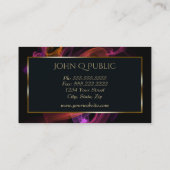 Blacklight Vape für Vape Shops Visitenkarte (Rückseite)