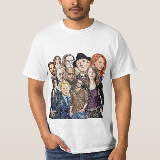 Blacklist - Collage T-Shirt (Vorderseite)