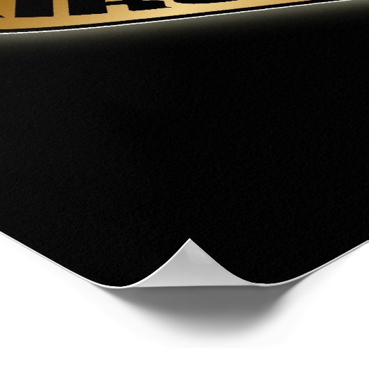 Blacklist-Poster Poster (Ecke)