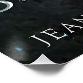 Blackmark Glossy Book Cover Art Poster (Ecke)