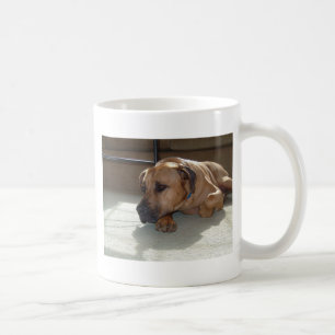Blackmouth Cur Liegende Kaffeetasse