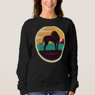 Blackmouth Cur Retro Sweatshirt