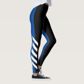 Black'n'Blue Streifen-Leggings Leggings (Rechts)