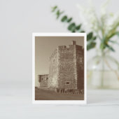 Blackness Castle Duo Tone Postkarte (Stehend Vorderseite)