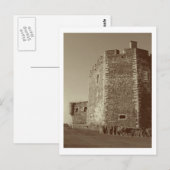 Blackness Castle Duo Tone Postkarte (Vorne/Hinten)