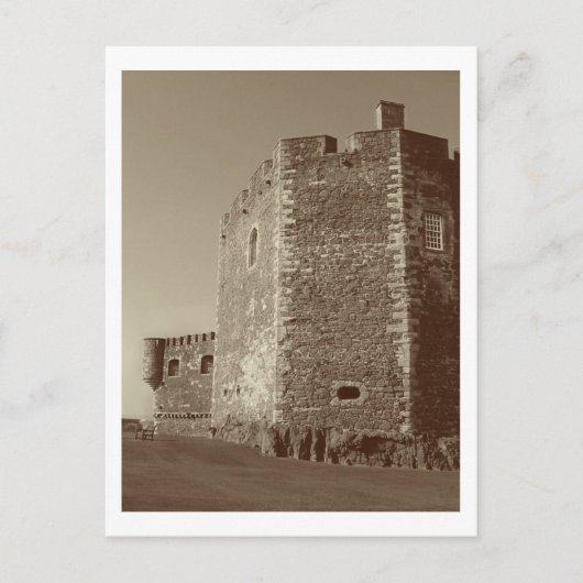 Blackness Castle Duo Tone Postkarte (Vorderseite)