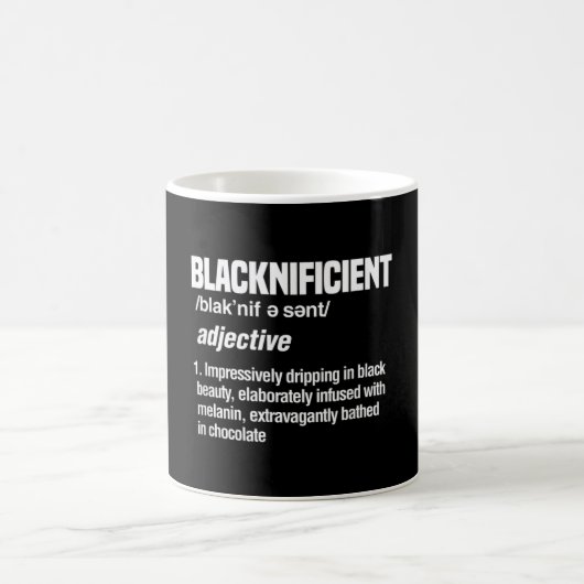 Blacknificent Black History Afro American African Kaffeetasse (Mittel)