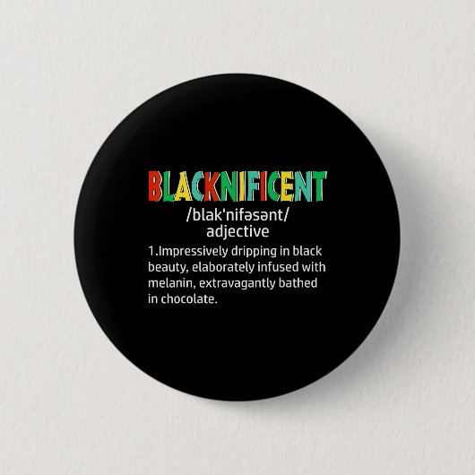 Blacknificent Definition Stolz auf den schwarzen G Button (Vorderseite)