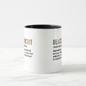 Blacknificent Funny Definition Black History Monat Tasse (Zentrum)