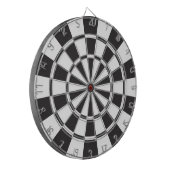 Black'n'White Dartboard Dartscheibe (Vorderseite Links)