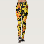 BlackNYellow Florah Leggings (Rückseite)