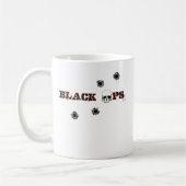 BlackOps Schädel-Schüsse Kaffeetasse (Links)
