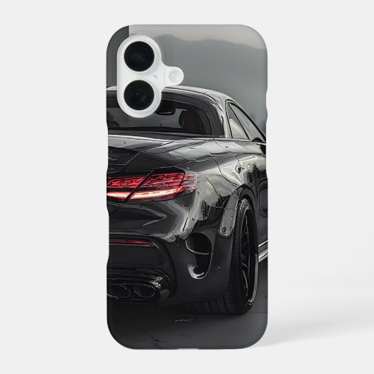 Blackout Coupe Performance iPhone 16 Hülle (Rückseite)