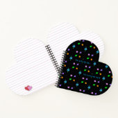 Blackout Daisy Herz Notizbuch (Innenseite)