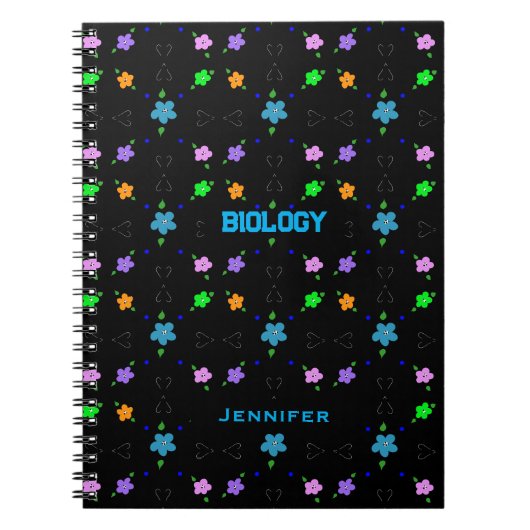 Blackout Daisy Klassisches Notizbuch Notizblock (Vorderseite)