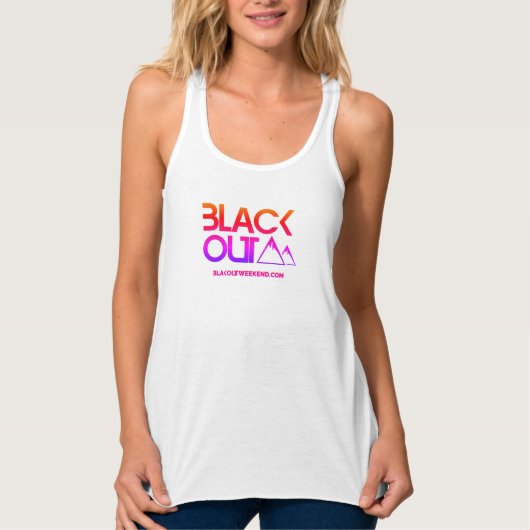 Blackout-Mehrfarben Tank Top (Vorderseite)