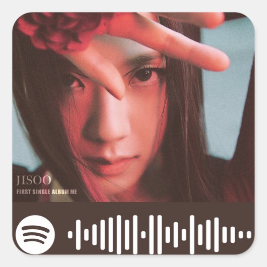 BlackPink Jisoo Sticker (Vorderseite)