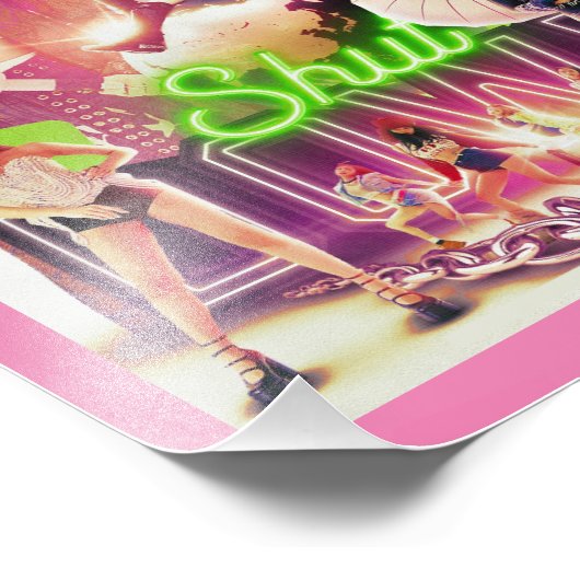 BLACKPINK ''Shut Down'' poster (Ecke)