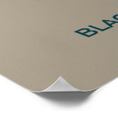 Blackpoll Warbler Migration Map - Minimalistisch Poster (Ecke)