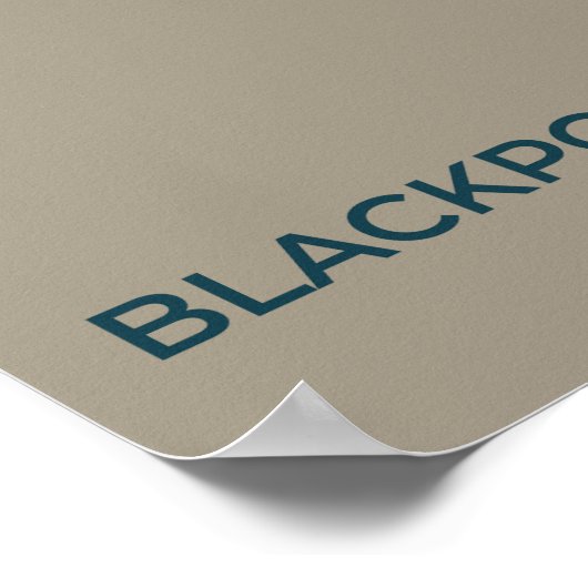 Blackpoll Warbler Migration Map - Minimalistisch Poster (Ecke)