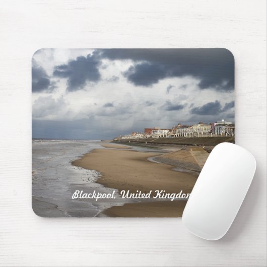 Blackpool Beach Mousepad (Mit Mouse)