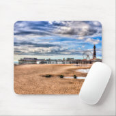 Blackpool Beach Mousepad (Mit Mouse)