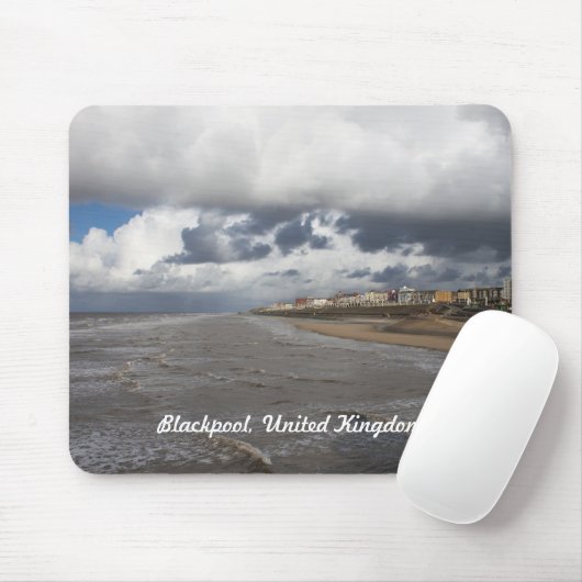 Blackpool Beach Mousepad (Mit Mouse)