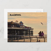 Blackpool Beach Postkarte (Vorne/Hinten)