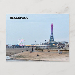 Blackpool Beach Postkarte