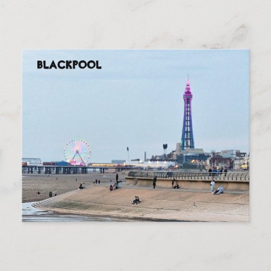 Blackpool Beach Postkarte (Vorderseite)