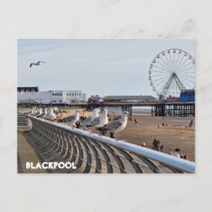 Blackpool Beach Postkarte