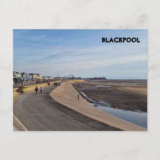 Blackpool Beach Postkarte (Vorderseite)