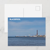 Blackpool Beach Postkarte (Vorne/Hinten)