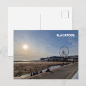 Blackpool Beach Postkarte (Vorne/Hinten)