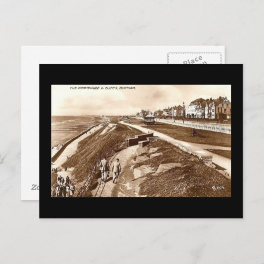 Blackpool, Bispham Postkarte (Vorne/Hinten)