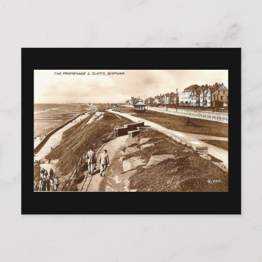 Blackpool, Bispham Postkarte (Vorderseite)