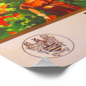 Blackpool British Railways LMS Vintage Travel Poster (Ecke)