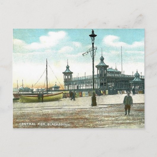 Blackpool, Central Pier Postkarte (Vorderseite)