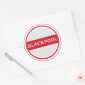 Blackpool City Pride Emblem – English Identity Runder Aufkleber (Umschlag)