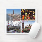 Blackpool England Mousepad (Mit Mouse)