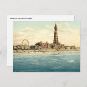 Blackpool II, Lancashire, England Postkarte (Vorne/Hinten)