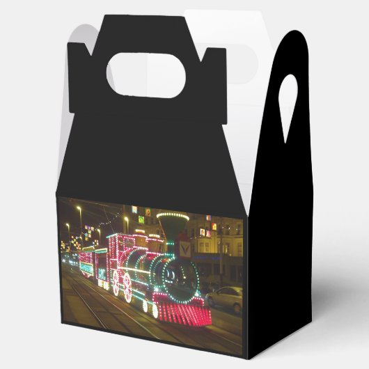 Blackpool Illuminations Tram Train Favor Box Geschenkschachtel (Geöffnet)