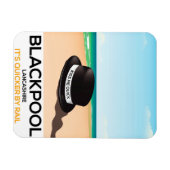 Blackpool "küss mich schnell" Reisezug-Poster Magnet (Horizontal)