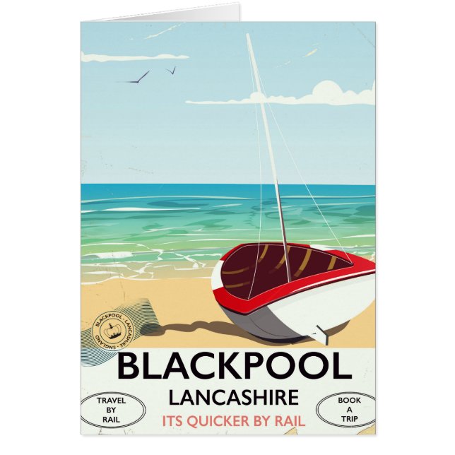 Blackpool, Lancashire, Bahnposter (Vorne)