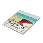 Blackpool, Lancashire, Bahnposter Fliese (Seite)