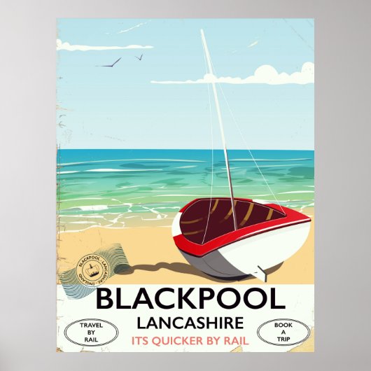 Blackpool, Lancashire, Bahnposter Poster (Vorne)