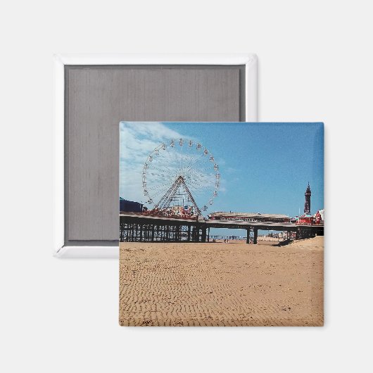 Blackpool Magnet (Vorderseite/Rückseite)